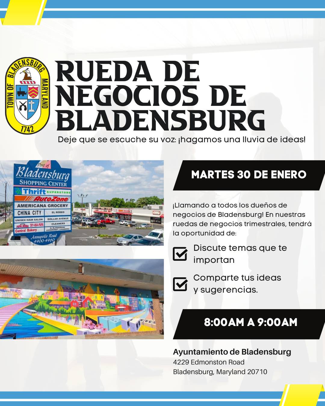 Bladensburg Business Roundtable English Spanish Flyer  - Copy (2)